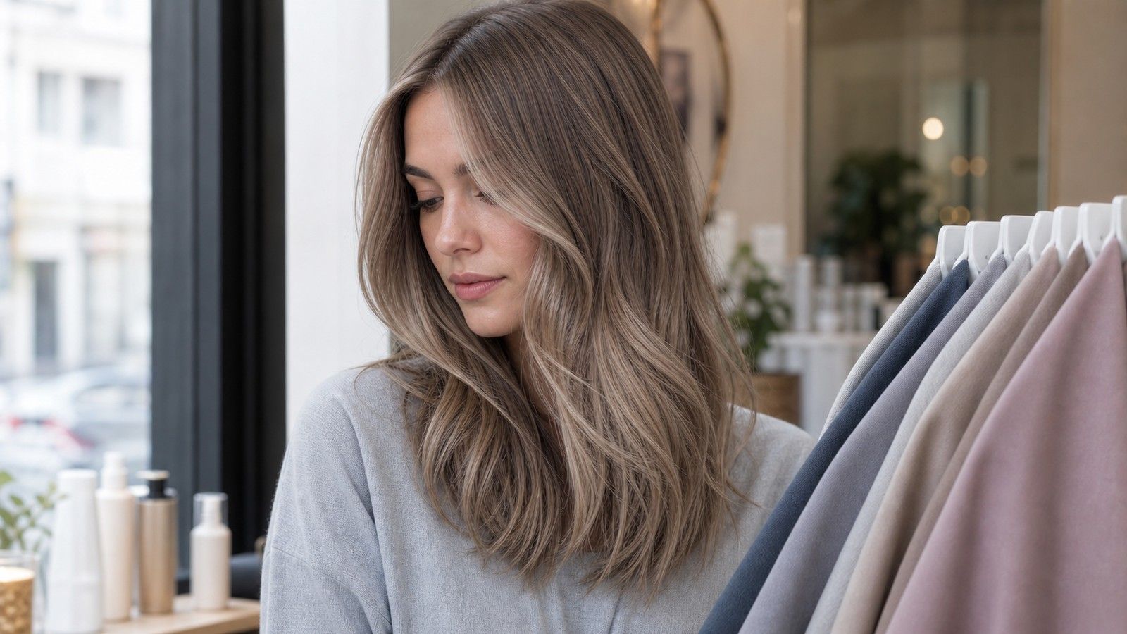 Editorial color analysis visual for Best Hair Colors for Cool Summer: Soft, Cool, and Low-Contrast Ideas