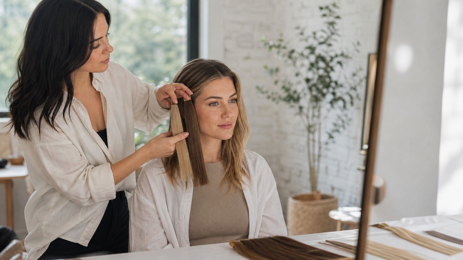 Editorial color analysis visual for Color Analysis Hair Checklist: A Practical Way to Test a New Shade