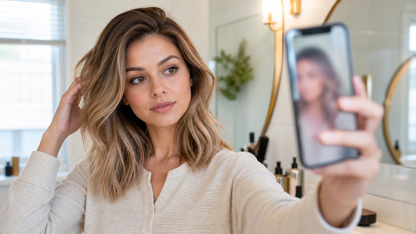Editorial color analysis visual for Free Virtual Hair Color Try-On: Mistakes That Make the Preview Misleading