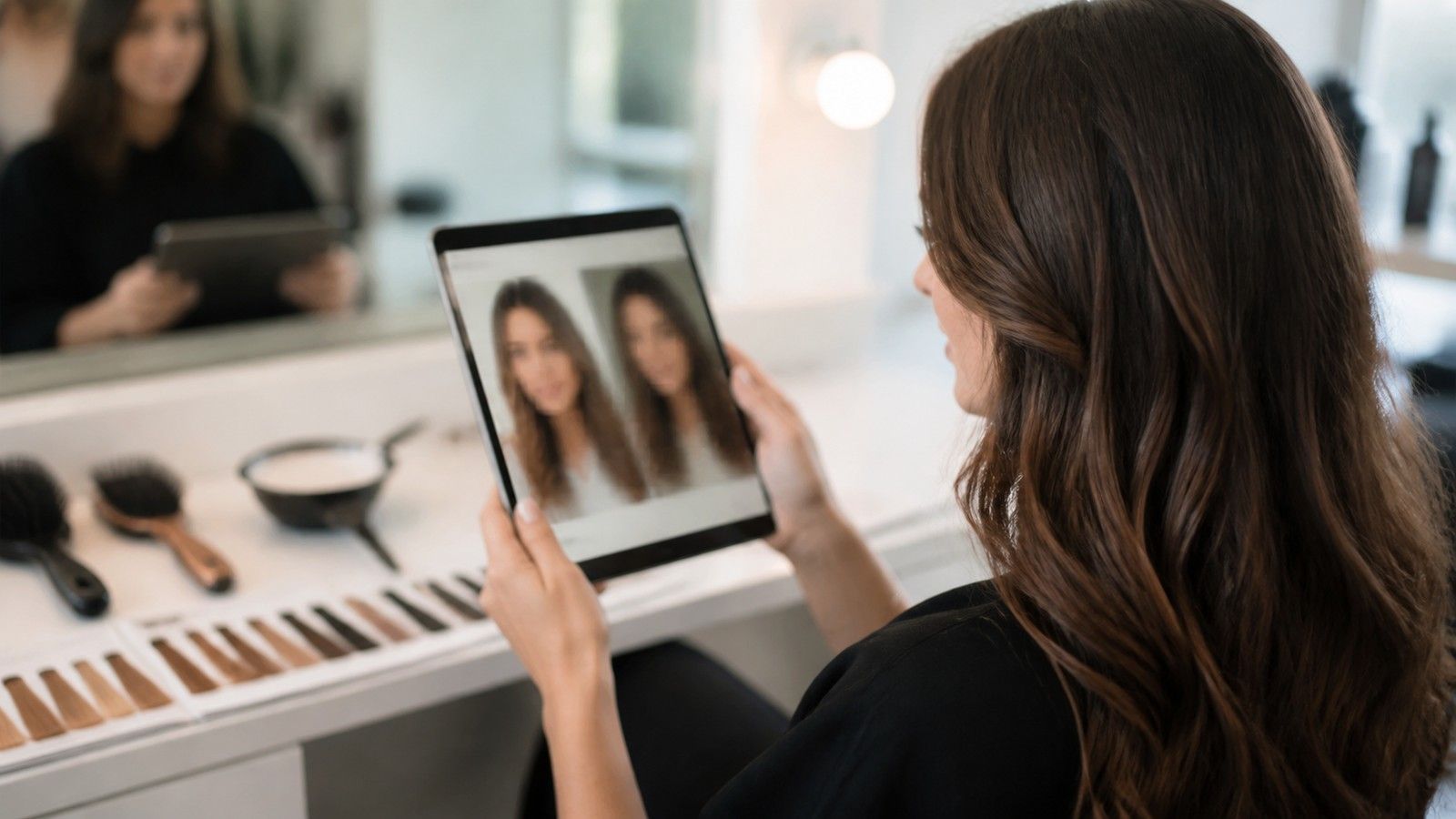 Editorial color analysis visual for Virtual Hair Color Try On: What to Check Before You Trust the Result